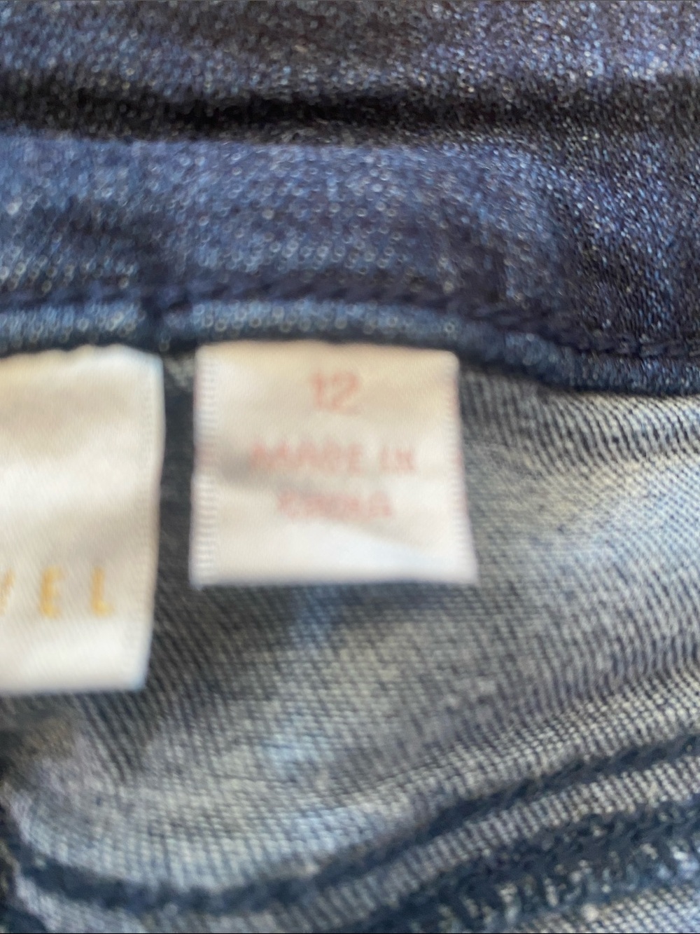 Belle by Kim Gravel Dark Blue Bootcut Jeans with Frayed Hem-12 - Picture 3 of 13